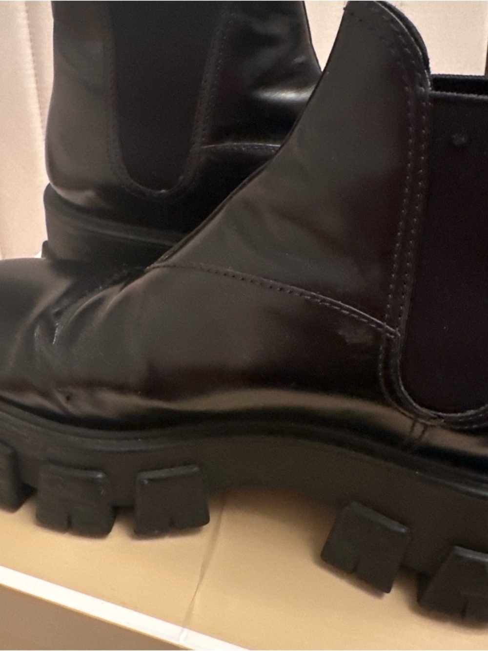 Prada monolith chelsea boots size 39 - Picture 6 of 7